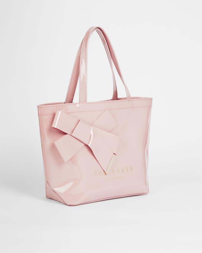 Sac a Main Ted Baker Small Icon With Knot Bow Rose Femme | QDG-42049696